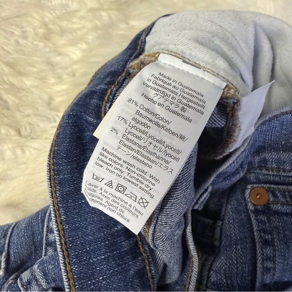 Madewell Women’s Classic Straight Jean Coldbrook Wash High Rise Size 26 - Picture 5 of 10